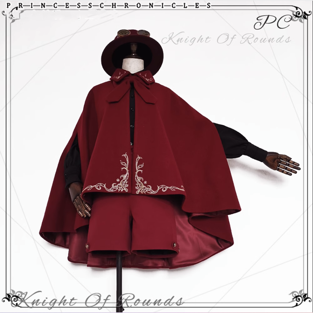 Princess Chronicles - Medieval Ouji Lolita Embroidered - Cape Outerwear
