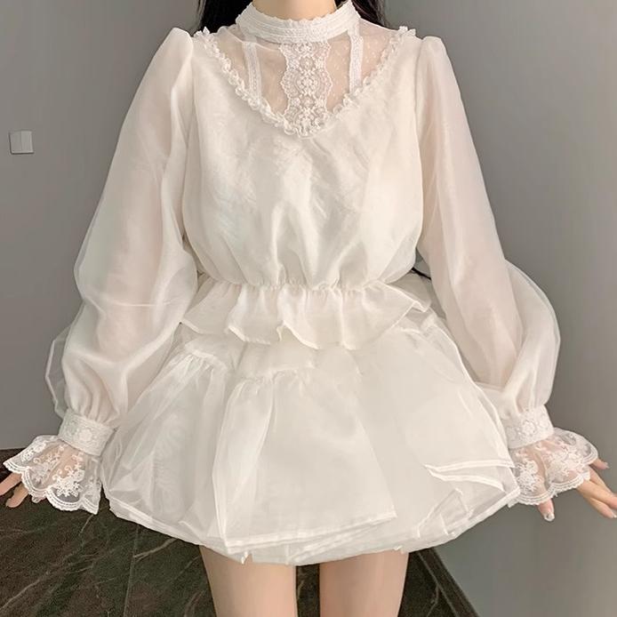 With PUJI - Love Poem - Classic Lolita Shawl 3-Color Versatile Spring Innerwear