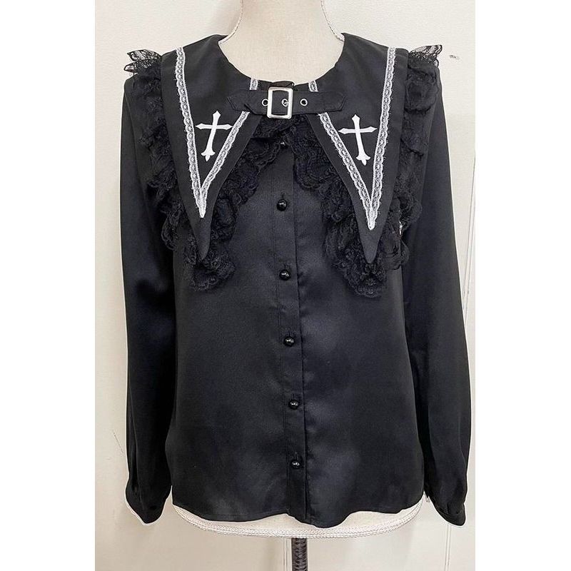 1st Anniversary - Cross Sailor - Gothic Lace Blouse - product image 7