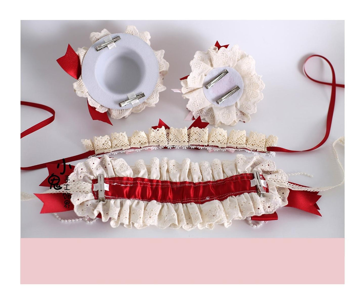 Xiaogui - Sweet Lolita Headdress - Triangle Cake Clip Headwear