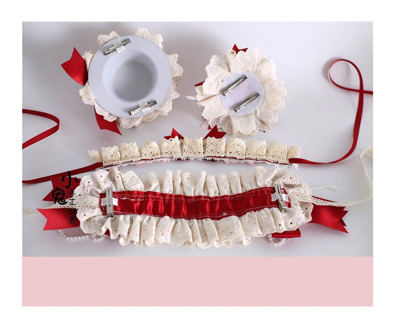 Xiaogui - Sweet Lolita Headdress - Triangle Cake Clip Headwear