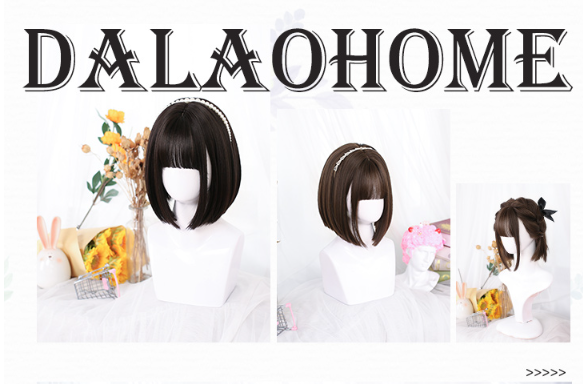 Dalao Home - Lolita 30cm Japanese BOBO JK Wig - Wig