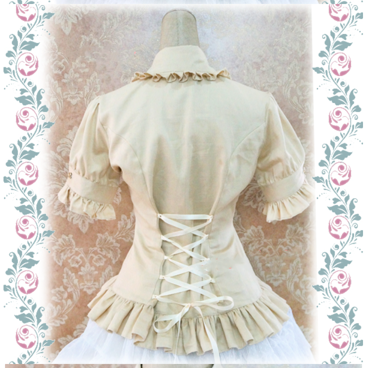 Strawberry Witch - Multicolors Short Sleeve Cotton - Lolita Blouse Innerwear