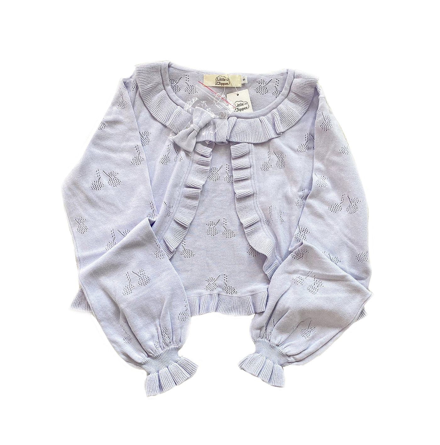 Sweet Lolita Coat Long-sleeved Cotton Cardigan small light purple