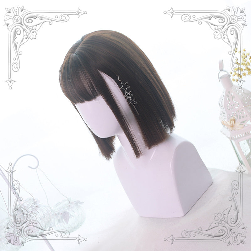 Dalao Home - 35cm Short Straight Lolita Wig - Wig