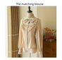 S / Blouse couleur abricot / En stock