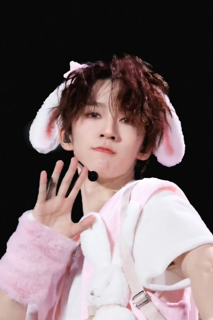 Kekejiang Plush Rabbit Ear Hair Accessories