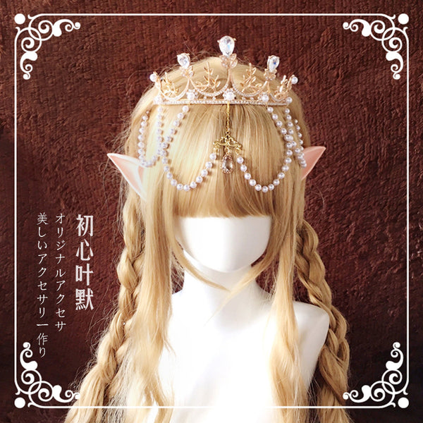 Christmas Lolita Crown Hair Crown Lolita Rhinestone Headpiece Bride Al