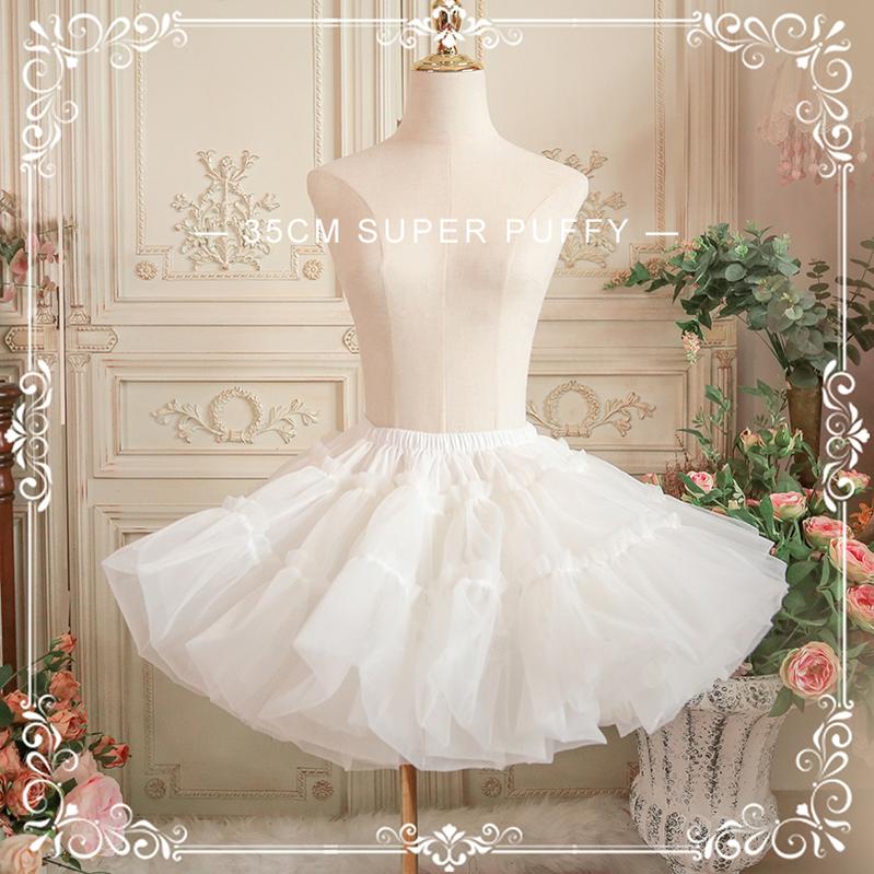 Aurora&Ariel - Short A-Line Petticoat Collection - 13.8 in Lolita Petticoat with five volume levels - product detail 5