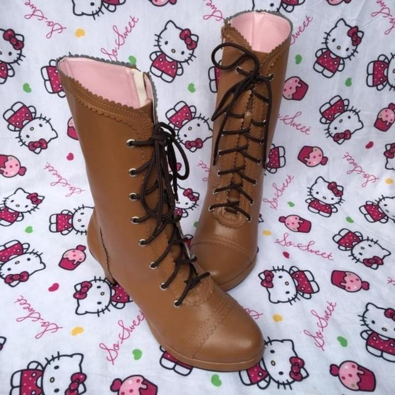 Antaina - Elegant Lolita Heel Boots Heel - Shoes Multicolor Shoes