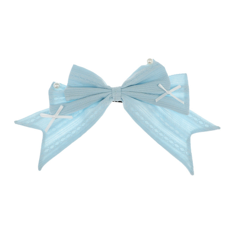 Lolita Back of Head Top Clip - Original Japanese Bow Versatile Hair Accessory - Lolita Fetch