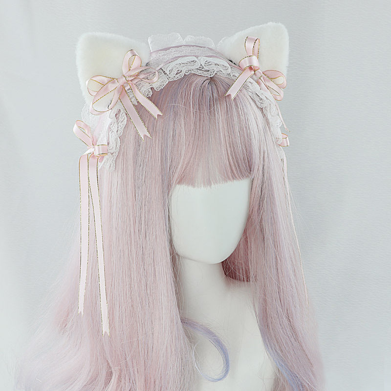 Lolita Headwear Hair Accessories Cute Plush Comic Exhibition Cosplay Dress Up Party fashion Accessories Astrology Cat Hairband