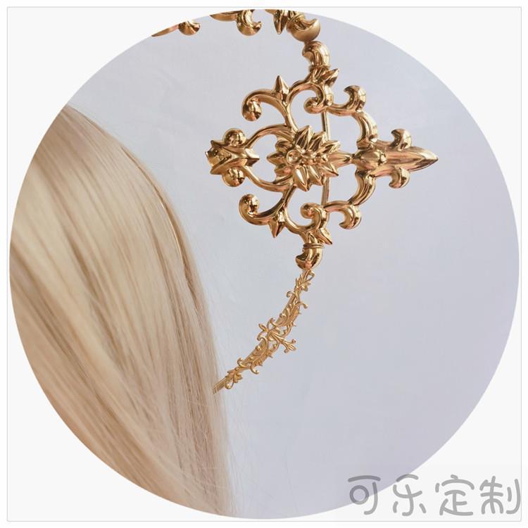 Original Handmade Lolita Virgin Mary Apollo Halo Pope Headpiece Lolita Exaggerated Fashion Show Photo Prop