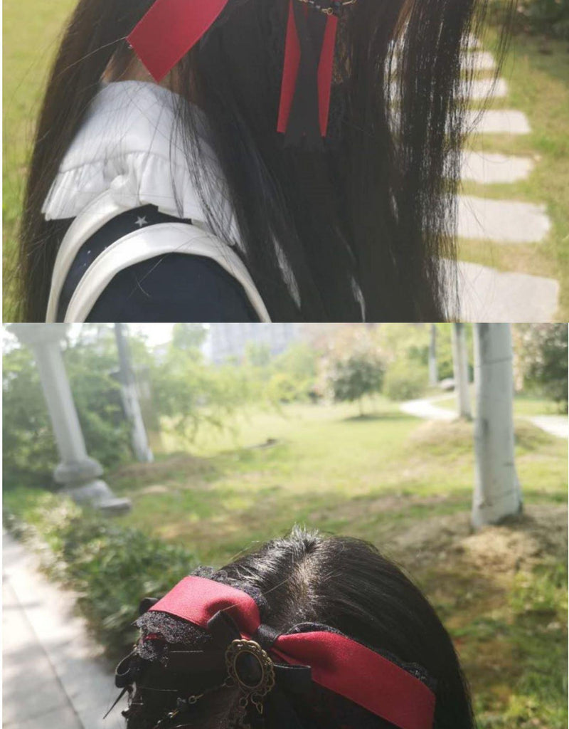 Castle Night Wine Red Hair Accessory