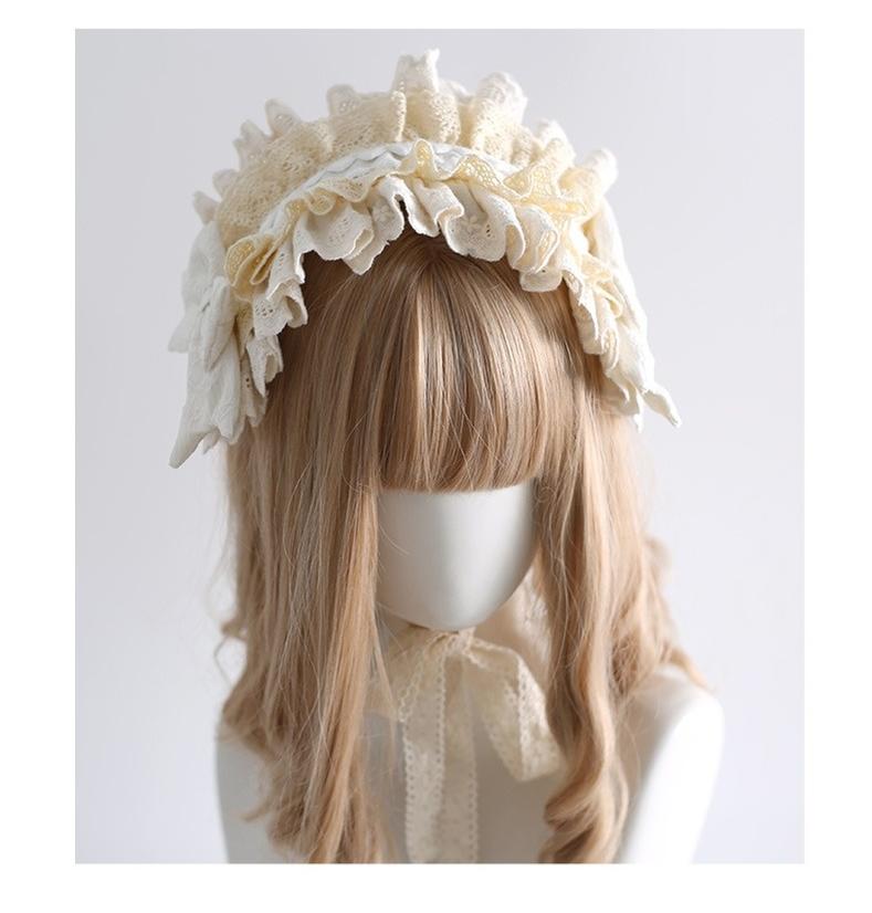 Xiaogui - Sweet Lolita Headband Lace Hairband - Ballet Style Headwear