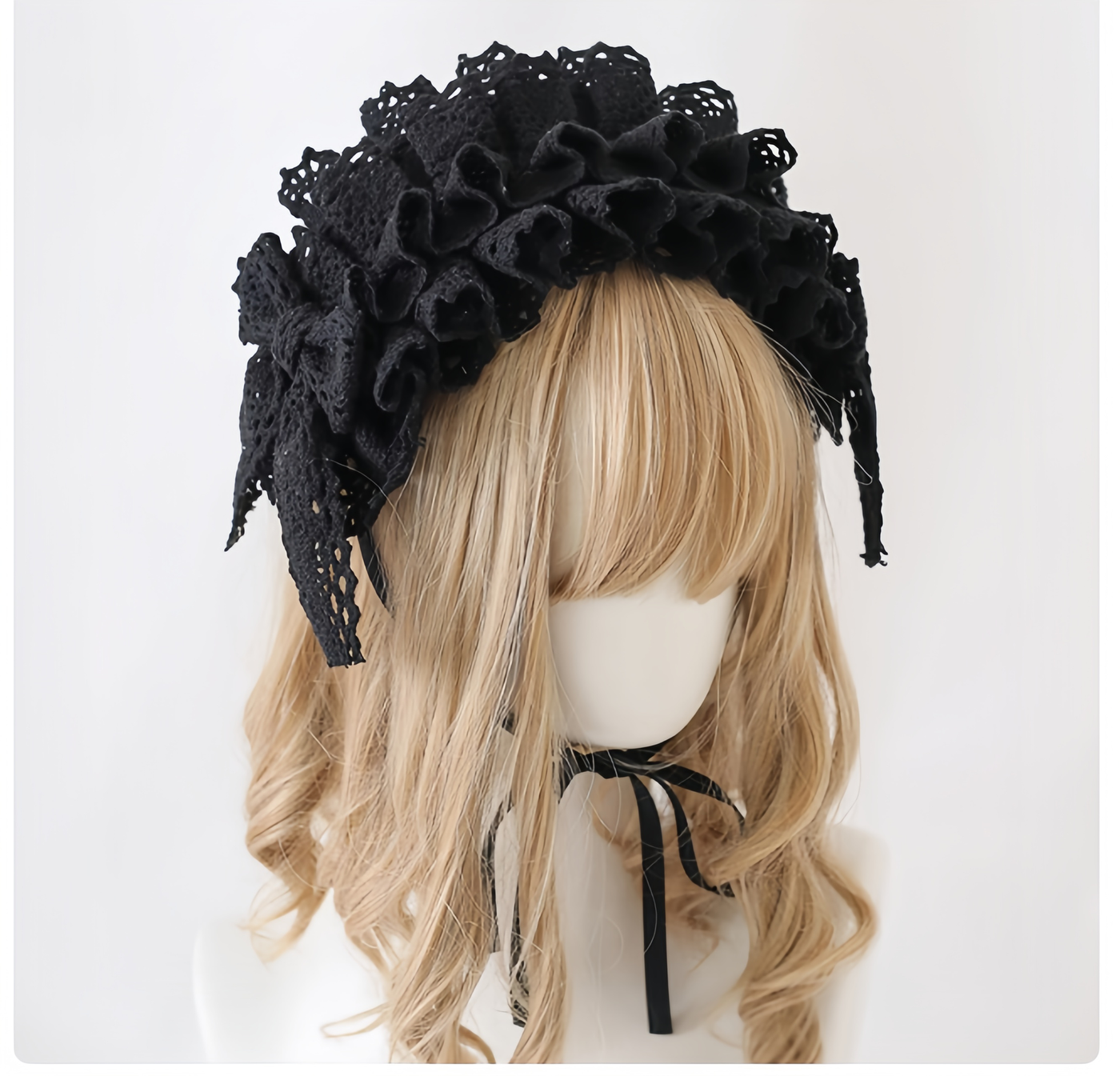 Xiaogui - Sweet Lolita Lace Headdress - Headwear