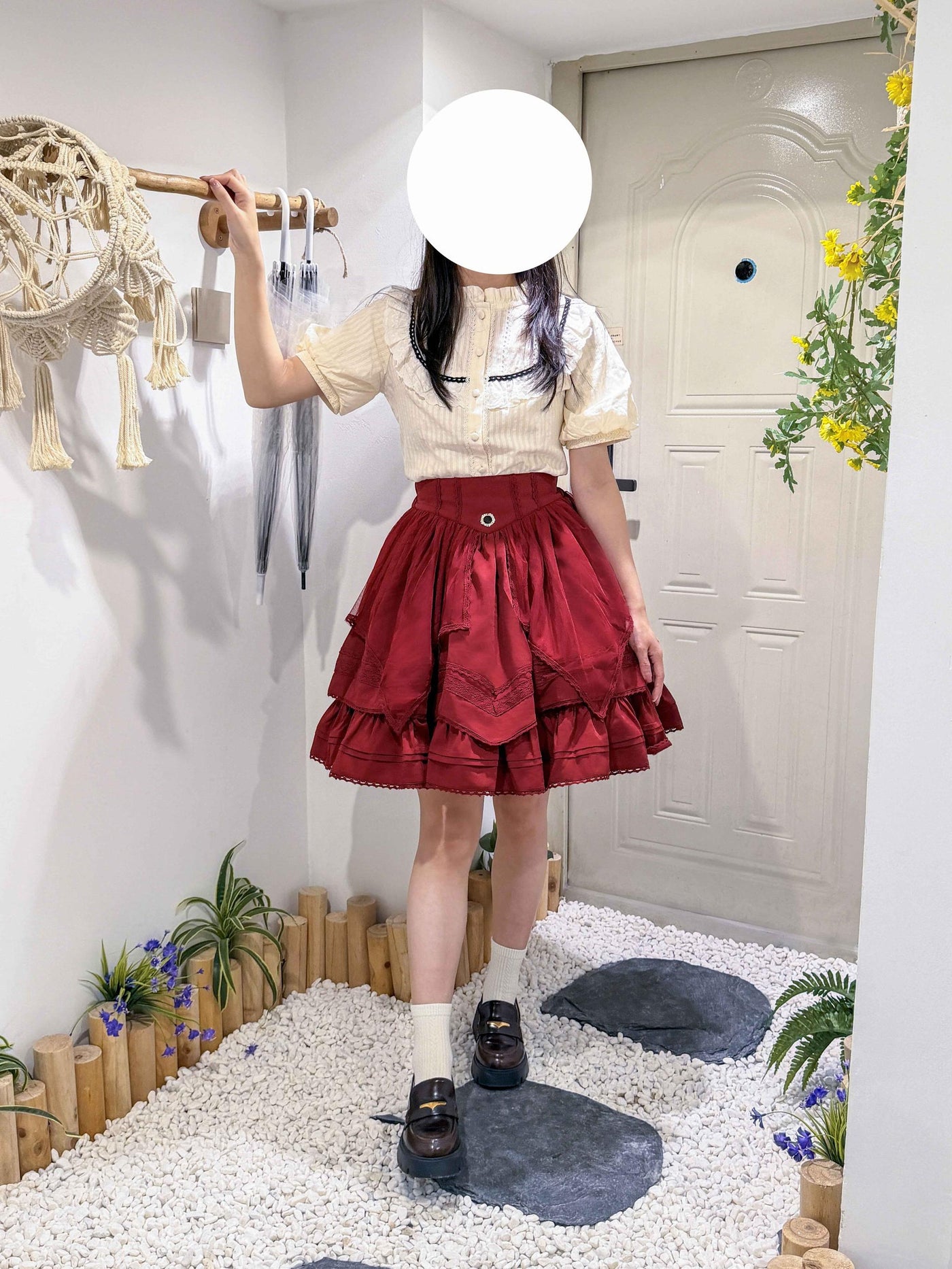 Noloria - Noloria 48 cm (18.9") Medium-High - Volume Petticoat, Petal Edge Petticoat