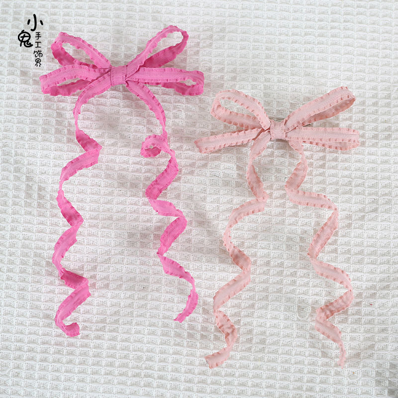 Basic Color Double Ponytail Twist Hair Clip Lolita Sweet Pair Clip Ori