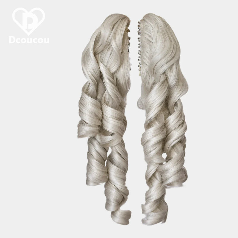 Dcoucou - Style 2 Mix & Match - 42cm Roman Curls with Tiger Clip Acces