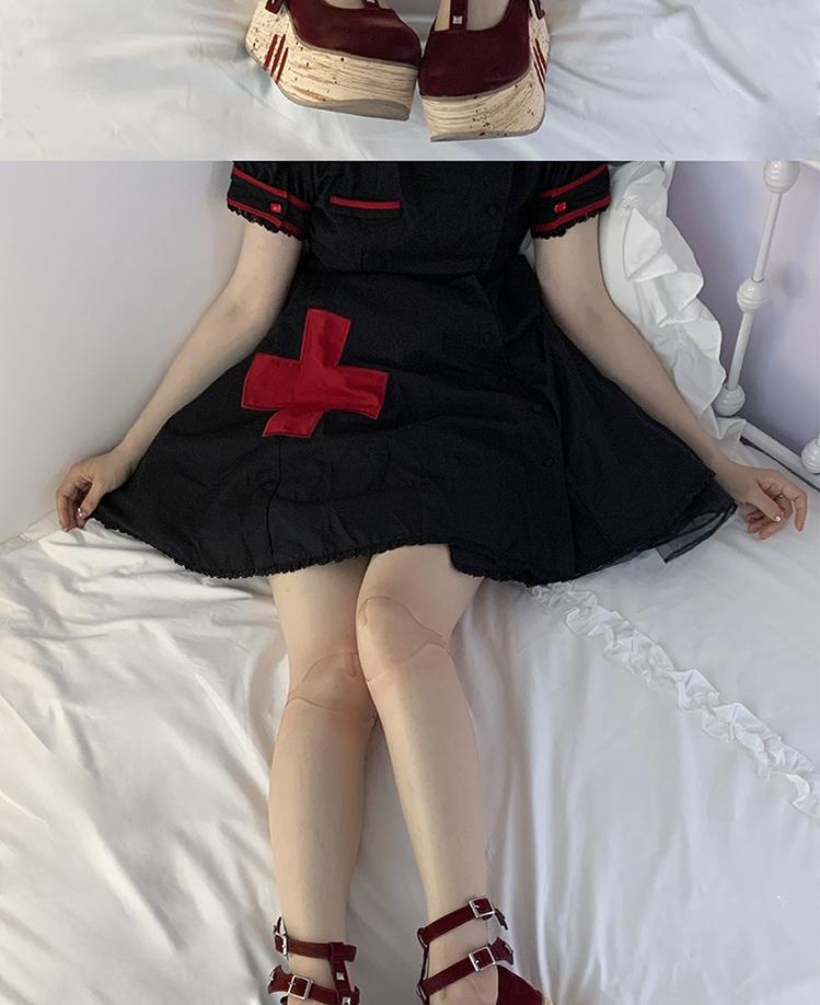 Roji Roji - Sweet Lolita Pantyhose - Joint Print Light Stockings Socks