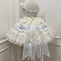 Blue jsk Suspender Skirt+Blue tail / S