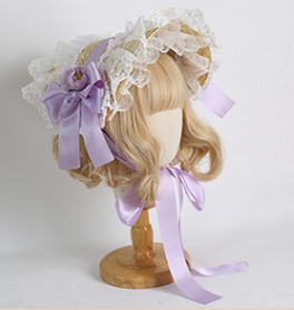 Xiaogui - Sweetie Zhi Fan - Country Lolita Lace French Straw Hat