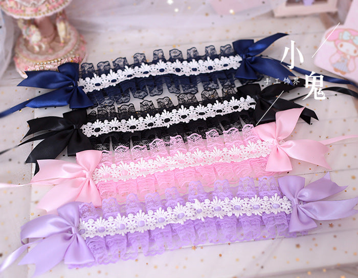 Xiao Gui Three-Layer Lace Headband