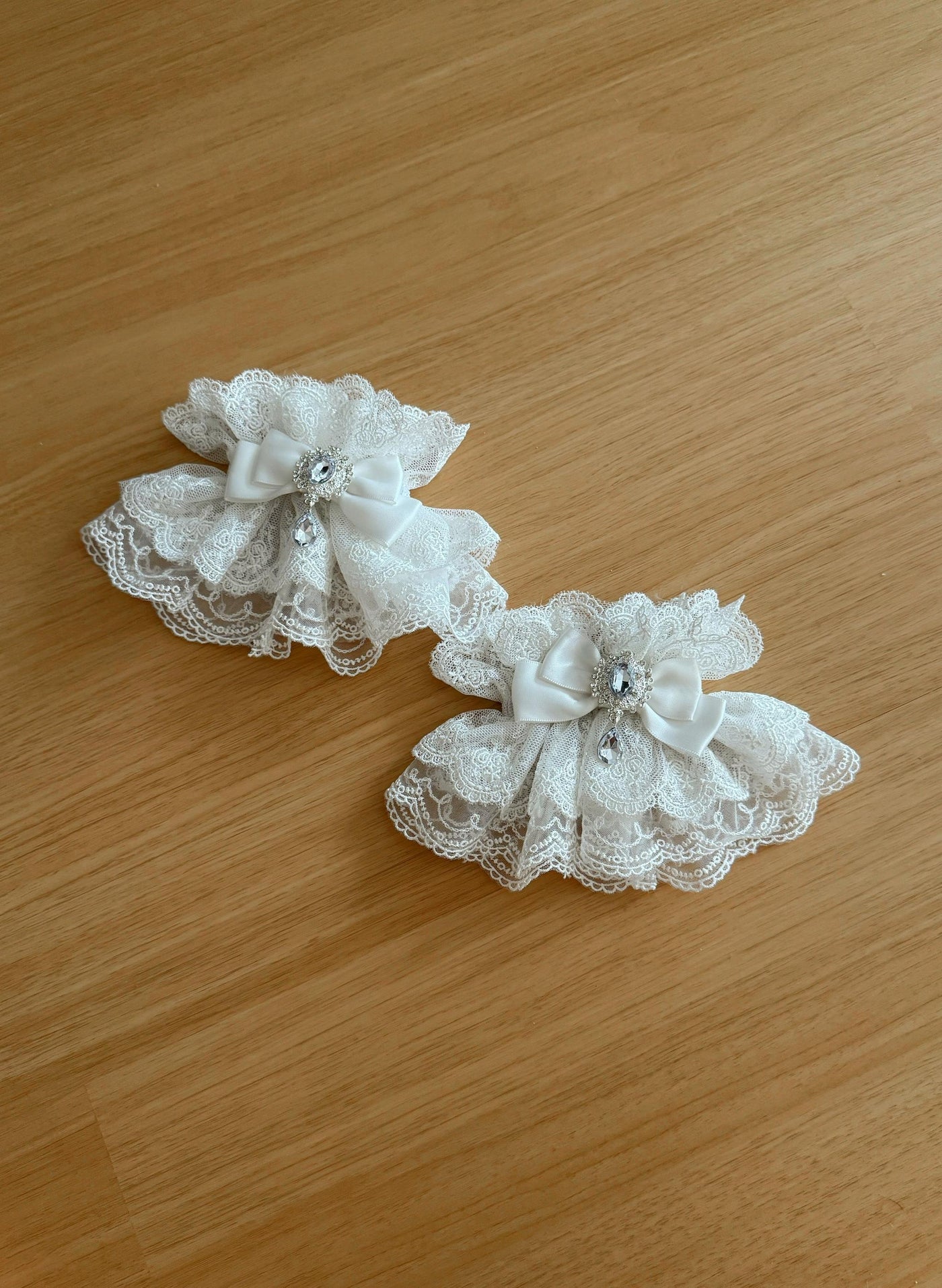 Sugar Girl - Snow Feather - Sweet Lolita Lace Accessories