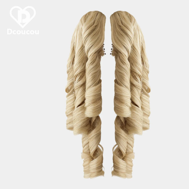 Dcoucou - Style 2 Mix & Match - 42cm Roman Curls with Tiger Clip Acces