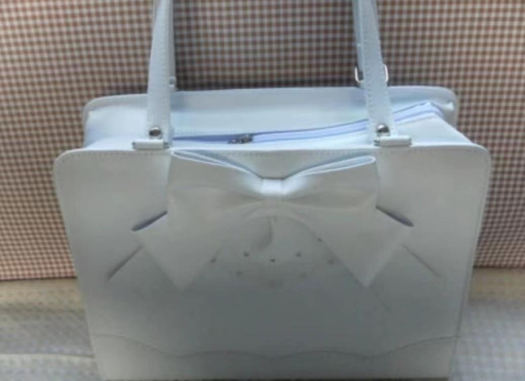 Loris - Daily Lolita - PU Single-Shoulder Bag with Matching Bow - product detail 3