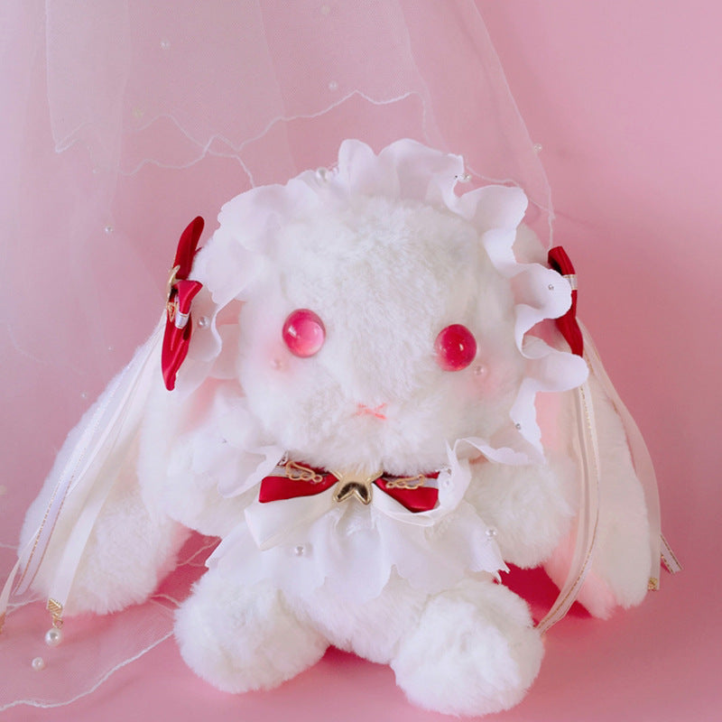 Original Handmade Lolita Bunny Bag Bear Bag Gatling Cute Girlfriend Birthday Gift Matching JK