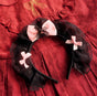 Black three bow headband