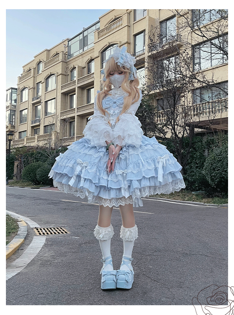 ZhiJinYuan- Love Notebook - Sweet Lolita Ancient Doll JSK - Lolita Fetch