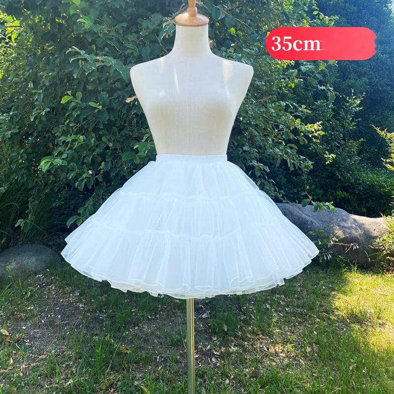 Flower Fieldhappy Event - A-Line Shape - Lolita petticoat with four layers and tiered ruffles - product detail 10