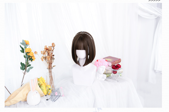 Dalao Home - Lolita 30cm Japanese BOBO JK Wig - Wig