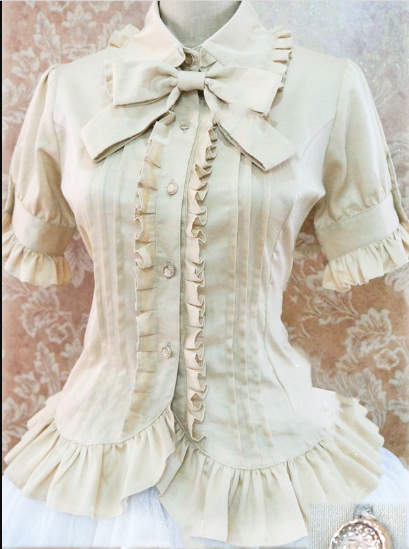 Strawberry Witch - Multicolors Short Sleeve Cotton - Lolita Blouse Innerwear