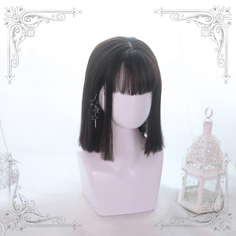 Dalao Home - 35cm Short Straight Lolita Wig - Wig