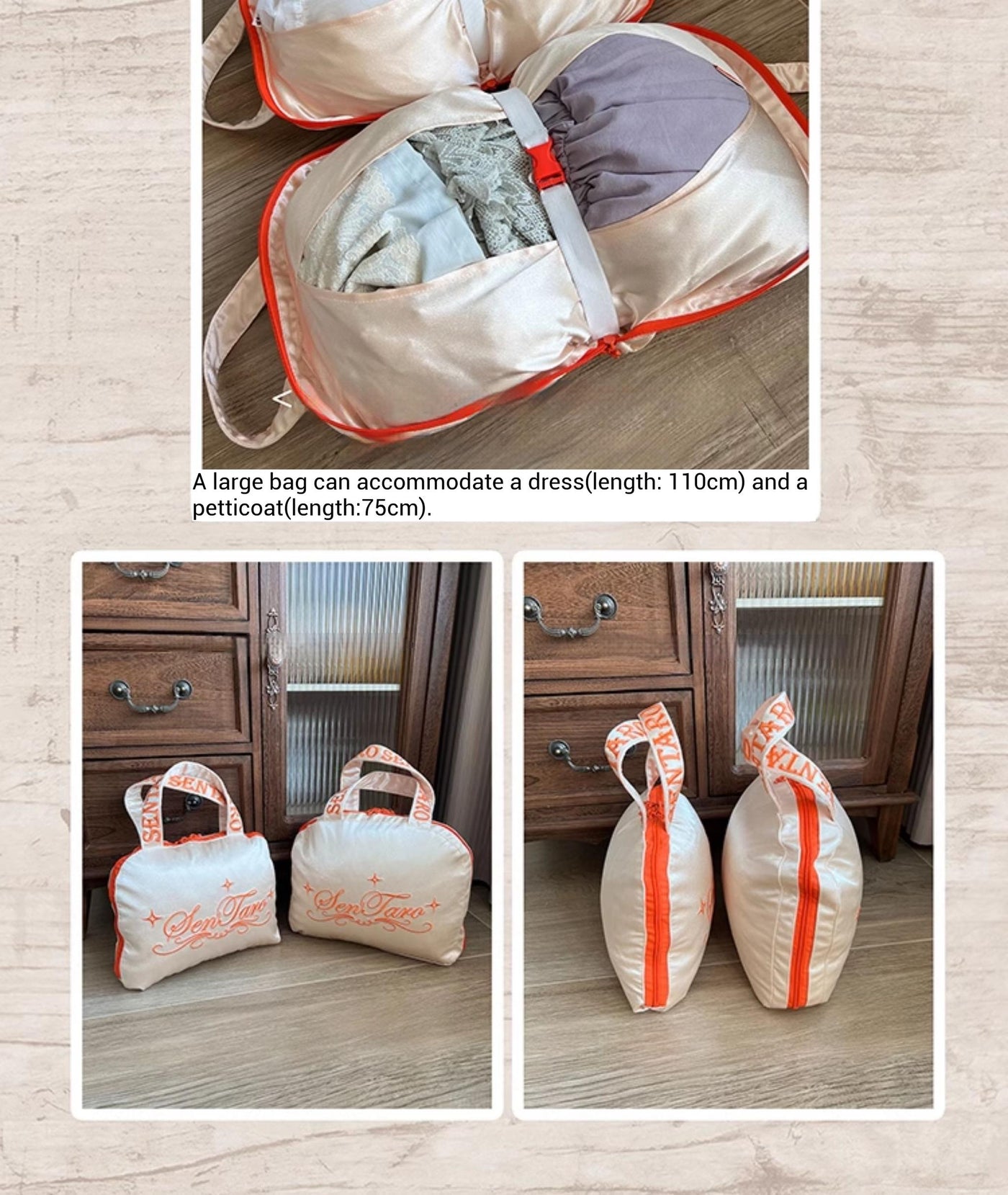 Sentaro - Lolita Petticoat Storage Bag in Two - Sizes Petticoat
