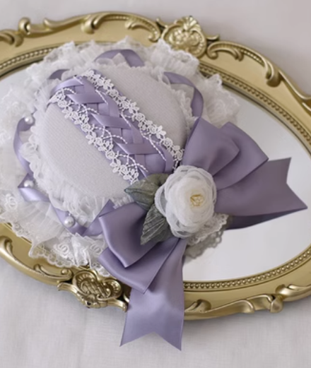 Xiaogui - Elegant Lolita Headdress Bow KC - Cuffs Hairpins Headwear