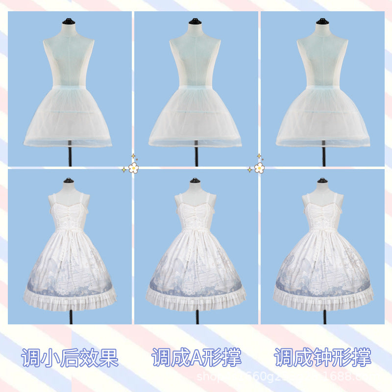 Adjustable Fishbone Petticoat – Bridal Lace Trim