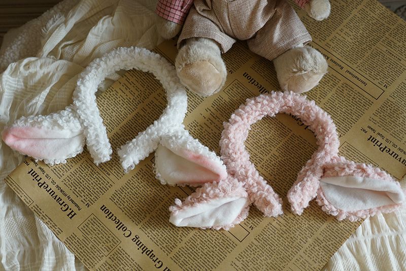 Handmade Lolita Sheep Ear Headband by LolitaFetch featuring soft, plush sheep ears on a stylish hair accessory.