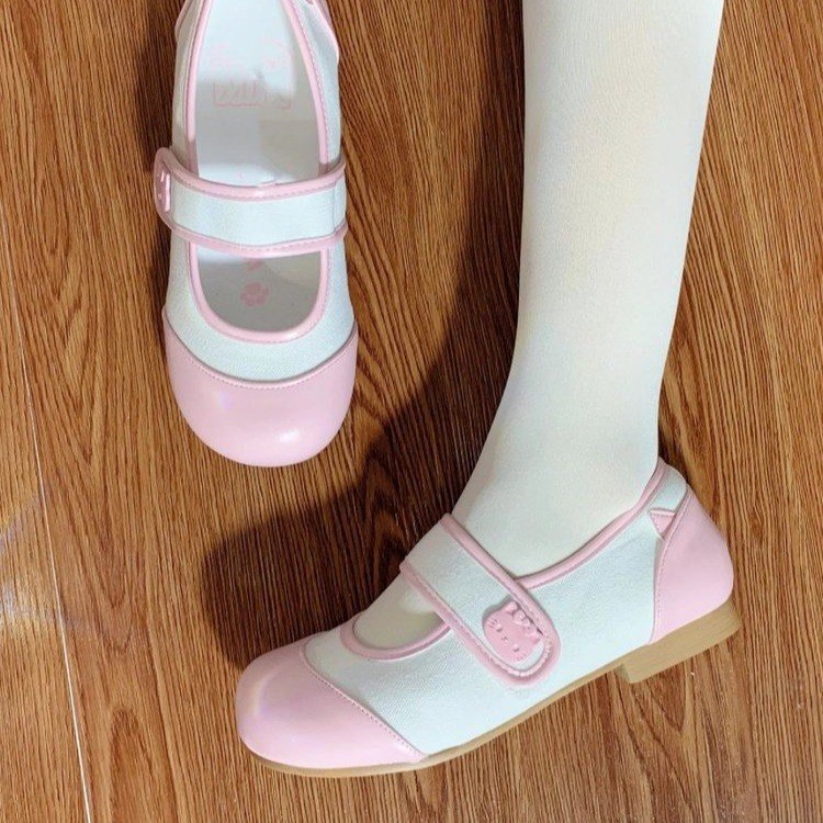 Cute Round Toe Flat Mary Jane Shoes - Lolita & JK Uniform Shoes with S