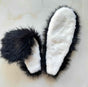 Black Bow + Black and White Bunny Ears