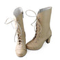 35 / Beige matte - heel 9 cm / platform 1cm