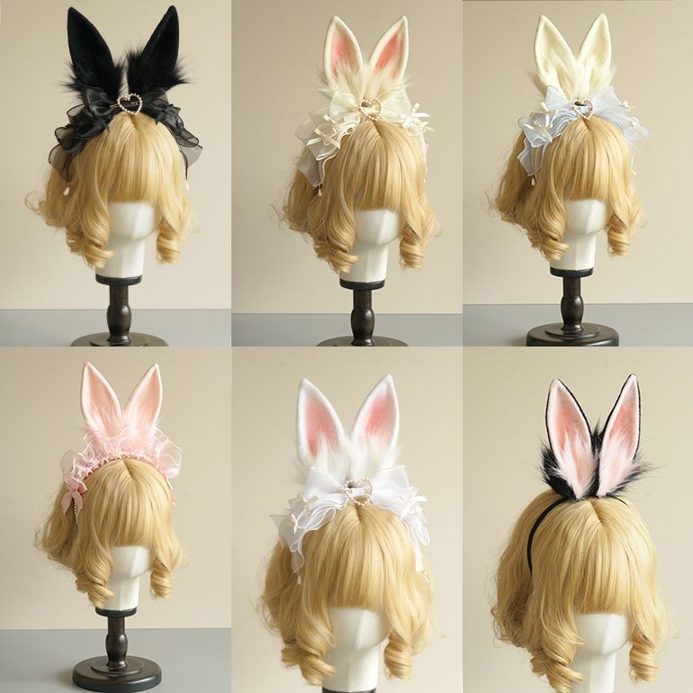 MAID Handmade Studio Pearl Bow Headband