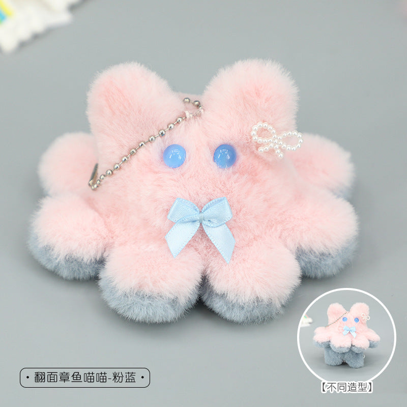 Handmade Plush Ghost - Small Keychain Pendant Backpack Demon Decoration Doll