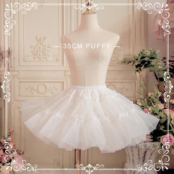Aurora&Ariel - Short A-Line Petticoat Collection - 35 cm short A-line petticoat with five volume levels and layered