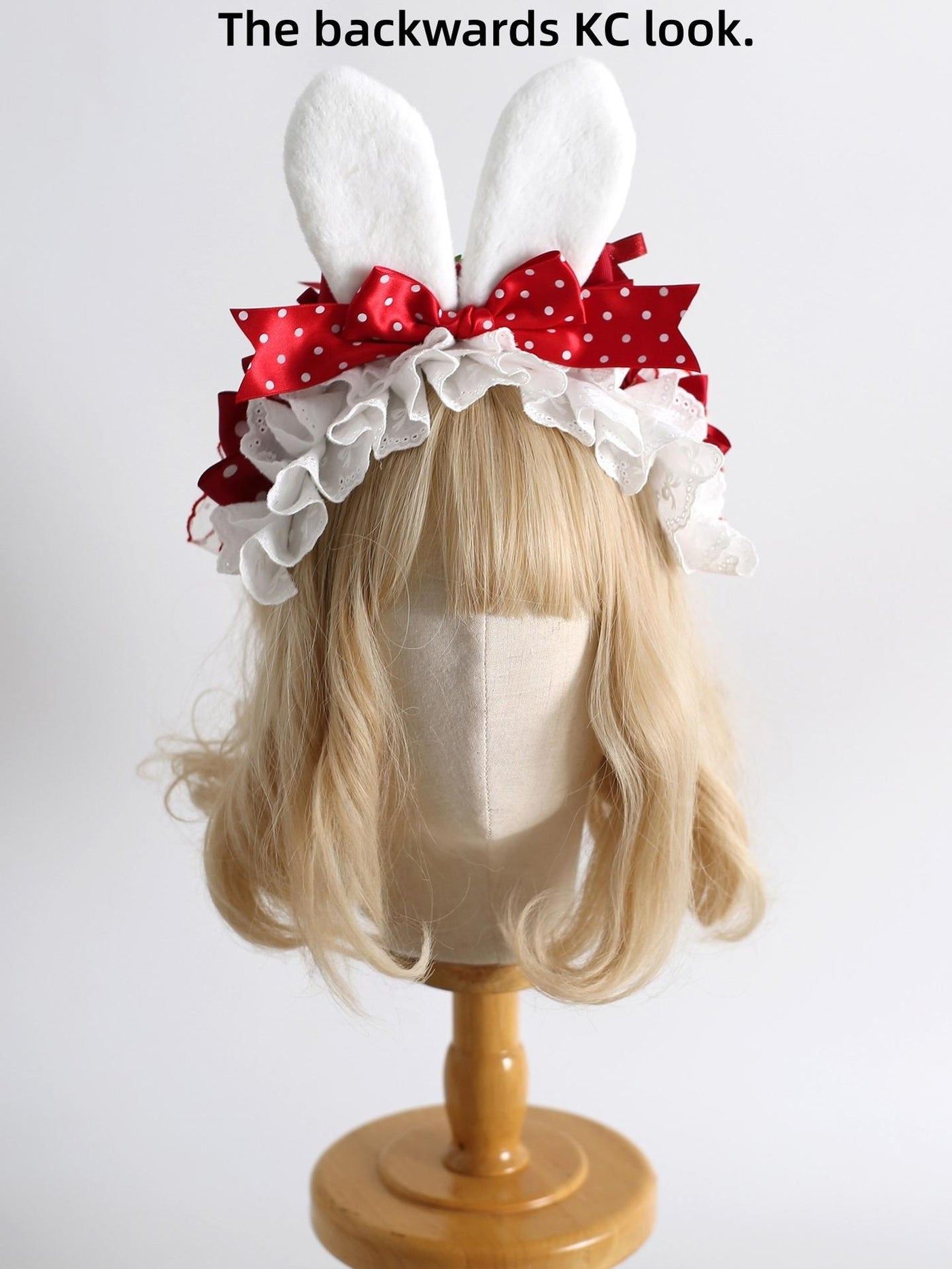Xiaogui - Sweet Lolita Headdress - Shapeable Bunny Ear Headwear