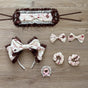 Beige KC + side clip + headband (there is a combination discount/average size/size to choose at will) / S