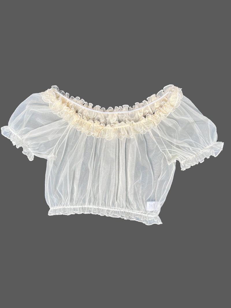 ZhiJinYuan Tulle Inner Top